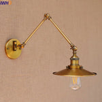 Swing Arm Wall Light Gold Copper Vintage Sconce Edison Loft Wall Lamp