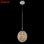 Nordic Crystal Ball LED Pendant by Afralia™: Elegant Lighting for Living Room, Bedroom & Loft