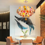 Multicolor Agate Chandelier 2025 for Dining Room Lighting