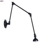 Industrial Vintage Adjustable Swing Wall Sconce Stair Light - Set of 3