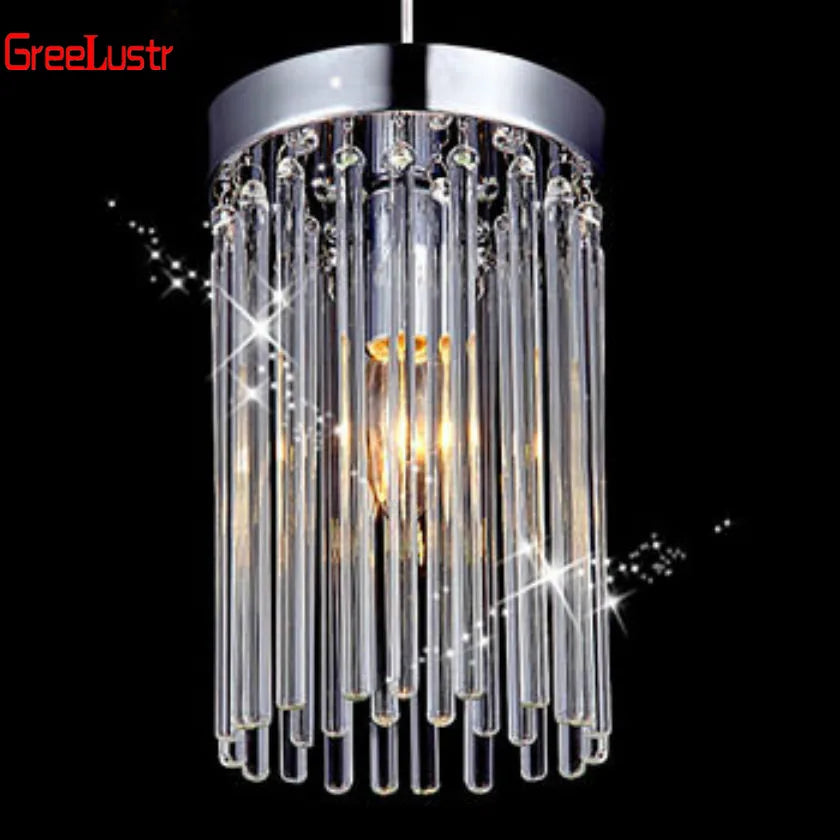 Modern Luster Chandelier LED Crystal Pendant Lamp for Restaurant, Balcony, Aisle