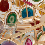 Multicolor Agate Chandelier 2025 for Dining Room Lighting