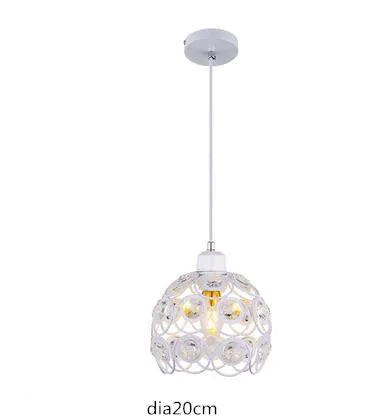 Crystal Flush Mount Chandelier for Hallway Foyer, Modern Hollow Carved Ceiling Light