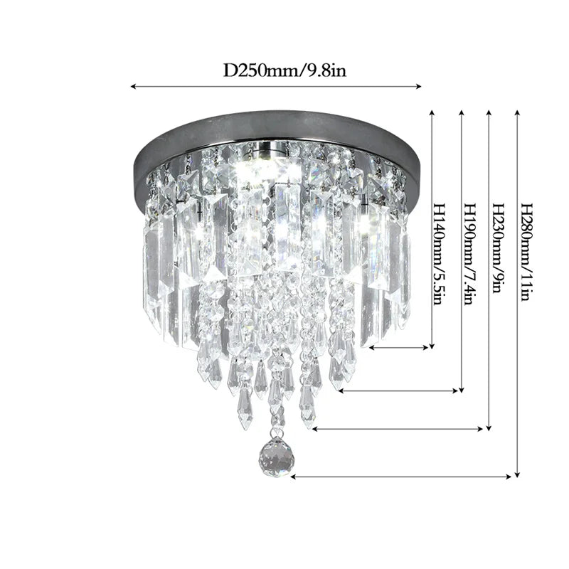 Modern LED Ceiling Chandelier for Living Room, Dining Room, and Bedroom