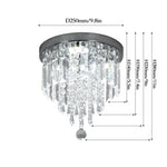 Modern LED Ceiling Chandelier for Living Room, Dining Room, and Bedroom