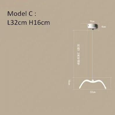 Seagull LED Pendant Light Modern Ceiling Lamp Nordic Chandelier Lumina