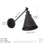 Vintage Industrial Wall Light Sconce LED Retro Bedroom Stair Loft Up Down Lamp