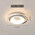 LED Chandelier Light for Living Dining Room, Modern Acrylic Surface Mounted Fixture