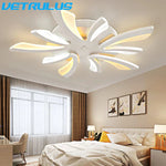 Branch Design LED Chandelier: Modern Nordic Acrylic Ceiling Light for Stylish Living Room Décor