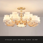 Luxury Duplex Building Chandelier Elegant Villa Pendant Light Modern Living Room Bedroom Lighting