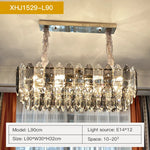 Crystal Chandelier: Post Modern Luxury Living Room Light