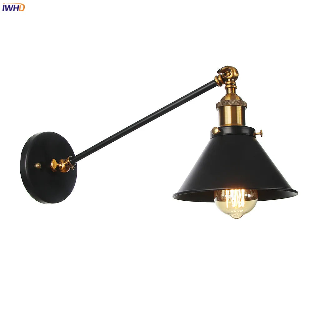 Vintage Industrial Wall Light Sconce LED Retro Bedroom Stair Loft Up Down Lamp