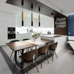 Long Tube LED Pendant Light for Dining, Living, Kitchen, Shop, Bar, Cafe