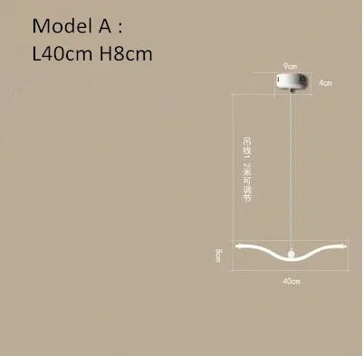 Seagull LED Pendant Light Modern Ceiling Lamp Nordic Chandelier Lumina
