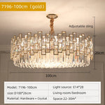 Crystal Chandelier: Modern Luxury Lighting for Living Room, Bedroom, Kitchen