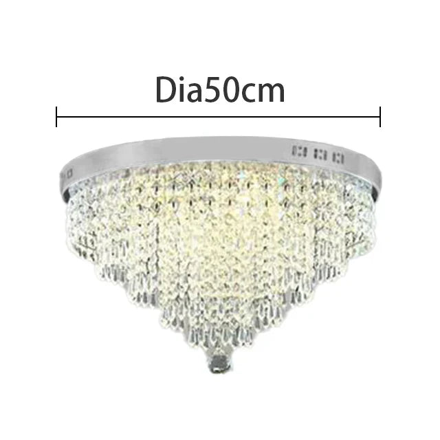 Crystal Chandelier Ceiling Lamp - Entrance Kitchen Chandeliers Fixtures Home Decor