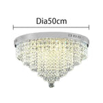 Crystal Chandelier Ceiling Lamp - Entrance Kitchen Chandeliers Fixtures Home Decor