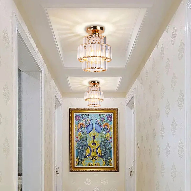K9 Crystal Pendant Light LED Ceiling Lamp Nordic Chandelier for Living Room
