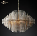 Emile Round LED Chandelier for Dining & Living Room Lighting