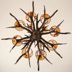 Retro Antlers LED Chandelier Table Dining Room Kitchen Interior Lighting Fixture
