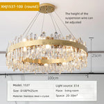 Crystal Chandelier Pendant Light for Luxury Living Room, Bedroom, Dining, Kitchen & Home Décor