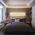 Long Strip LED Wall Lamp for Modern Nordic Style Living Room Bedroom Lighting