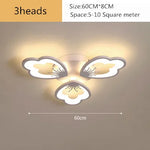 Lotus Design LED Acrylic Chandelier Ceiling Lamp for Modern Living, Dining, and Study Rooms