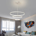 LED Ceiling Chandelier Round Pendant Light for Modern Home Interior Lighting