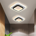 Round Square LED Ceiling Light - Small Indoor Night Light