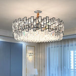 Crystal Chandelier: Modern Luxury Lighting for Living Room, Bedroom, Kitchen