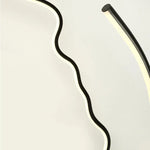 Black Nordic Human Face LED Floor Lamp: Adjustable Indoor Lighting for Living Room