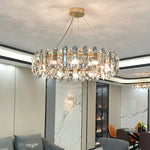 Crystal Chandelier: Elegant Nordic Design for Living, Dining, Bedroom