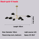 Modern Nordic Chandeliers: Simple Lighting Fixture for Living Room, Dining Room, Restaurant, Hall