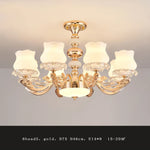 Luxury Duplex Building Chandelier Elegant Villa Pendant Light Modern Living Room Bedroom Lighting