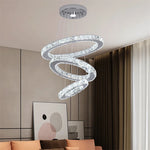 Luxury Crystal LED Pendant Chandelier for Home Lighting & Decor
