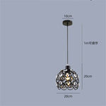Hollow Carving Chandelier: Modern Nordic LED Pendant Light for Dinning Room Decor