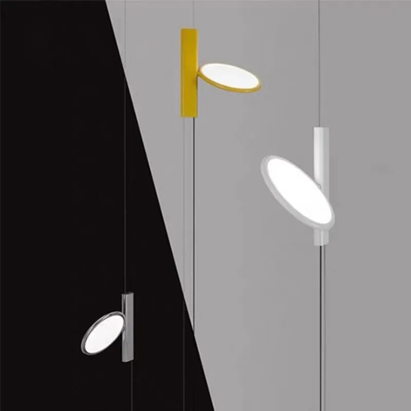 Modern White LED Pendant Light for Living Room, Bedroom, Reading - Designer Nordic Style