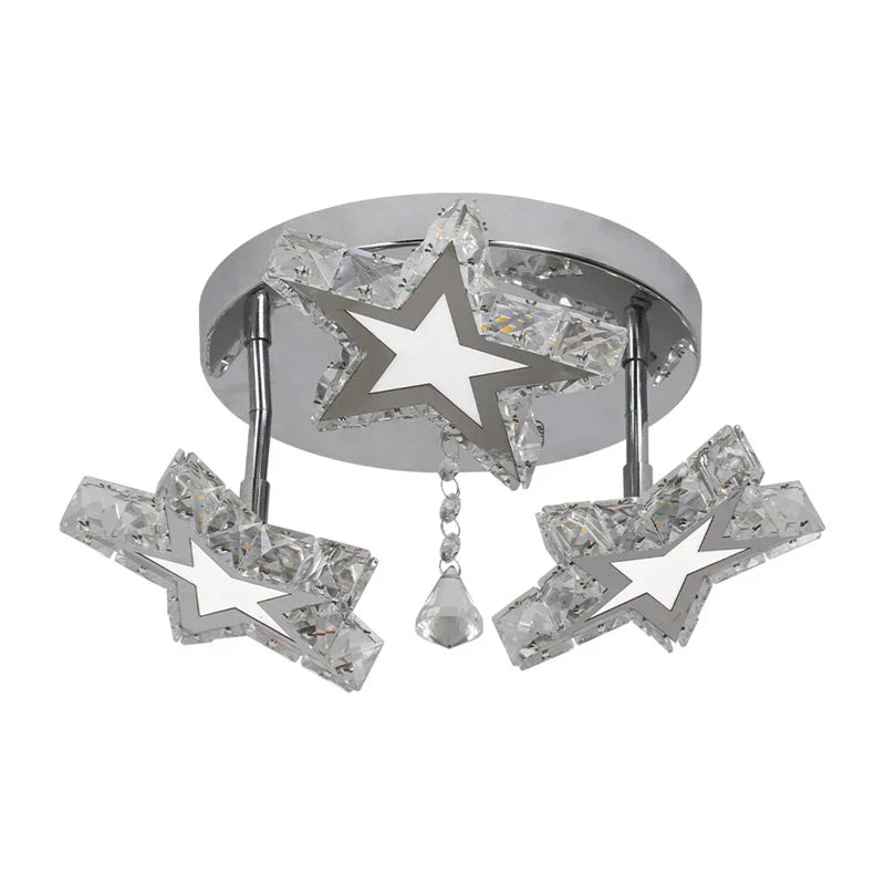 Crystal Nordic LED Ceiling Chandelier for Modern Indoor Lighting