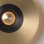 Round Stainless Steel LED Wall Lamp for Modern Decor in Home, Store