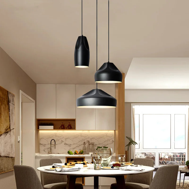 Micro LED Pendant Lights: Nordic Minimalistic Art Deco Lighting for Living Room, Dining Room & Bedroom