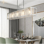 Crystal Rectangle Luxury Chandelier for Elegant Home Décor