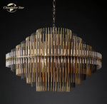 Emile Round LED Chandelier for Dining & Living Room Lighting