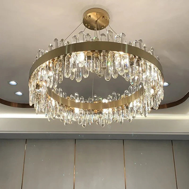 Crystal Chandelier Pendant Light for Luxury Living Room, Bedroom, Dining, Kitchen & Home Décor