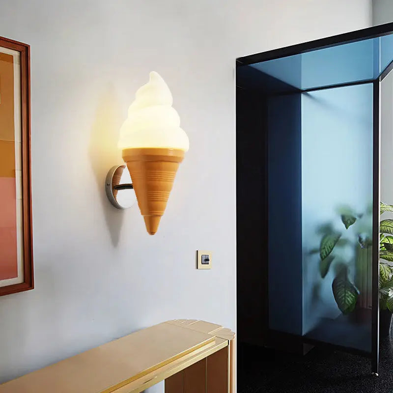 LED Ice Cream Wall Lamp for Modern Kitchen Children’s Bedroom Lighting