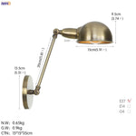 Long Arm Black Wall Light Retro Industrial Vintage LED Wall Lamp