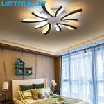 Modern LED Branch Chandelier for Dining Living Study Room Lighting Fixtures