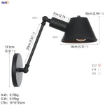 Vintage Industrial 2-Head Wall Lamp