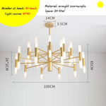 Nordic LED Pendant Chandelier: Modern Home Decor Light Fixture for Living Room, Bedroom & Restaurant