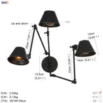 Vintage Industrial 2-Head Wall Lamp