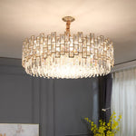 Crystal Chandelier: Modern Luxury Lighting for Living Room, Bedroom, Kitchen
